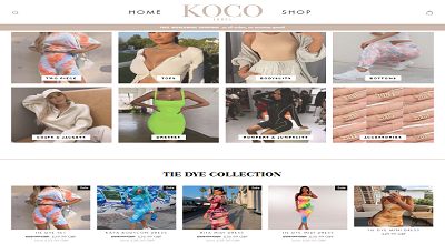 Kocolabel.com is a fake online store for women