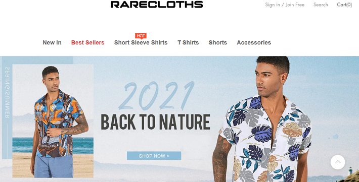 Rarecloths com Review: scam or best online store for men